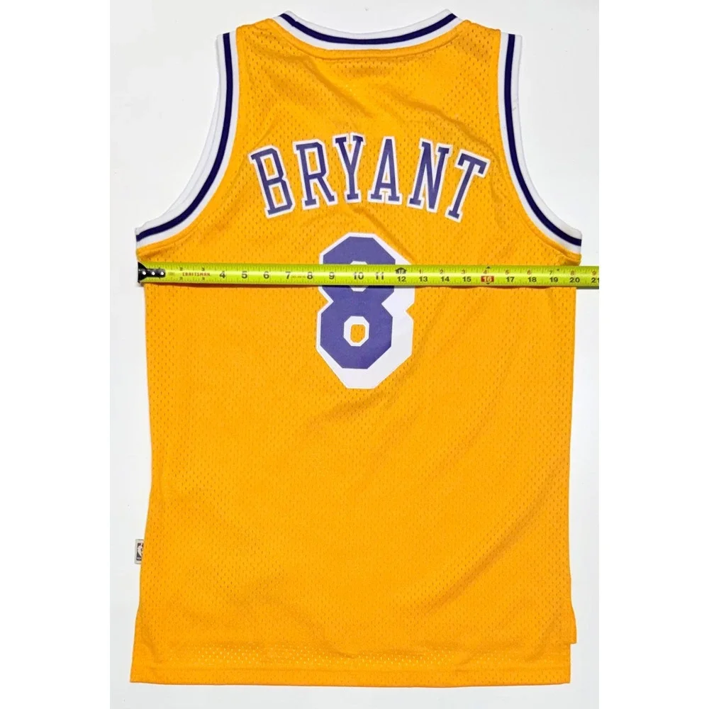 Adidas Kobe Bryant Lakers Jersey 8 Hardwood Classics 1996-97 Yellow Men Small